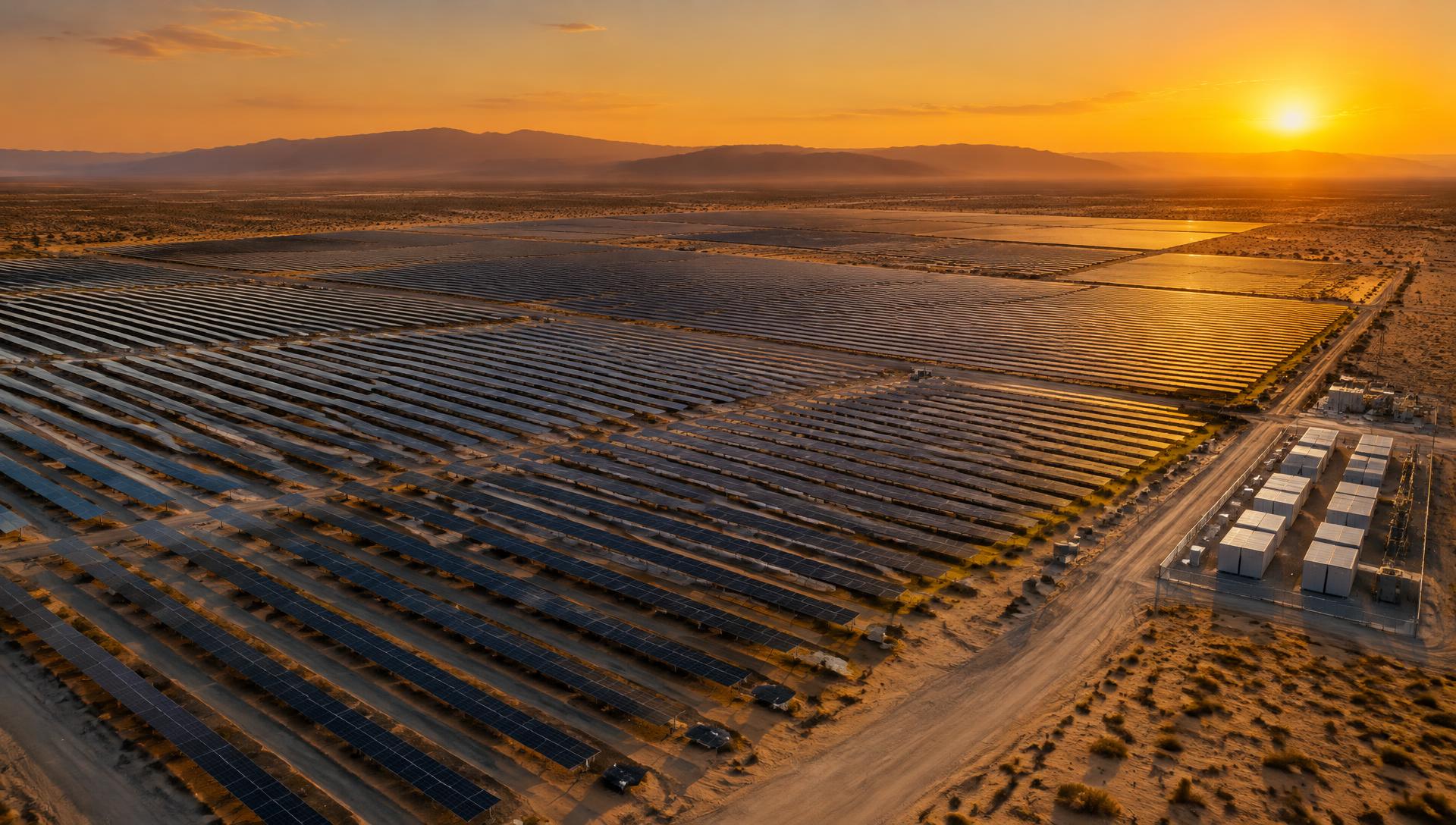 Solar installation with energy storage